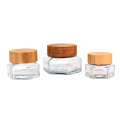 50ml DIY short hexagonal jar for DIY coffee eye cream